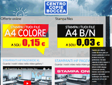 Tablet Screenshot of centrocopieboccea.com